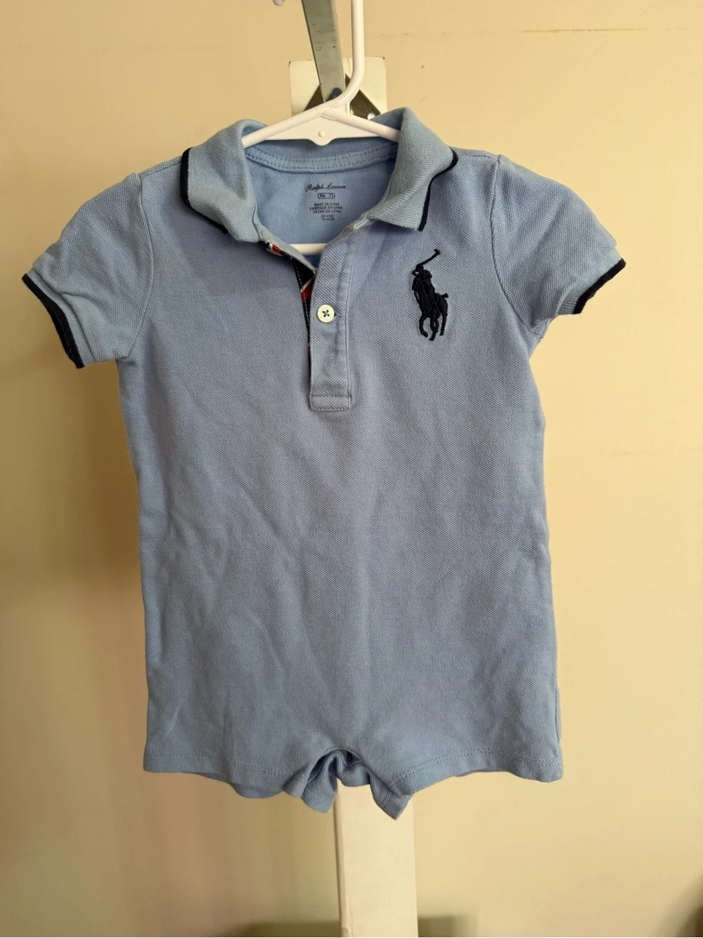 Ralph Lauren Big Pony Polo Romper